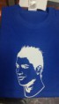 Camiseta Algodón Vinilo Blanco/Negro Ronaldo