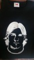 Camiseta Algodón Vinilo Blanco/Negro Mesi