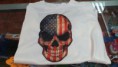 Camiseta Tecnica de punto liso de poliester Sublimada Skull U.S.A 